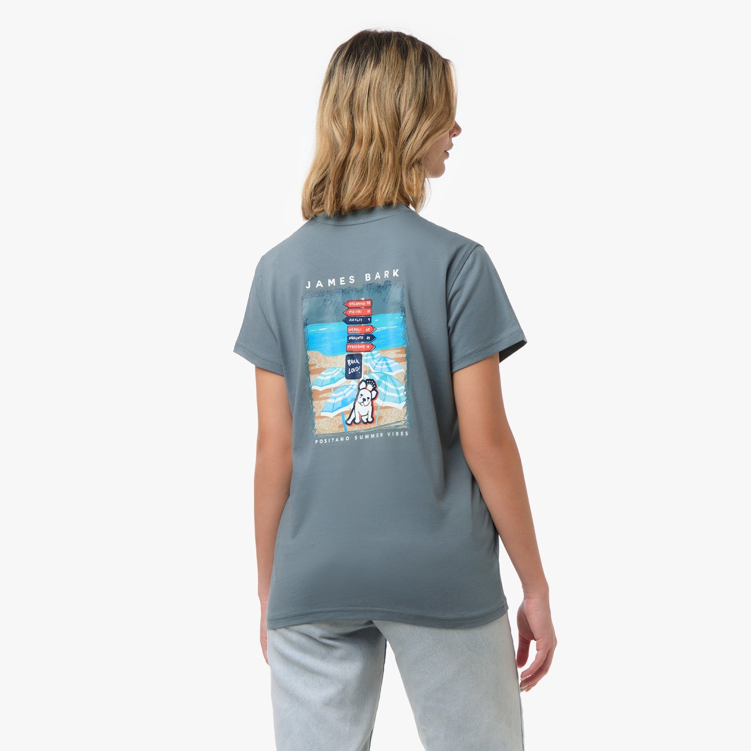 Women's Amalfi Signs Graphic Tee - JAMES BARK