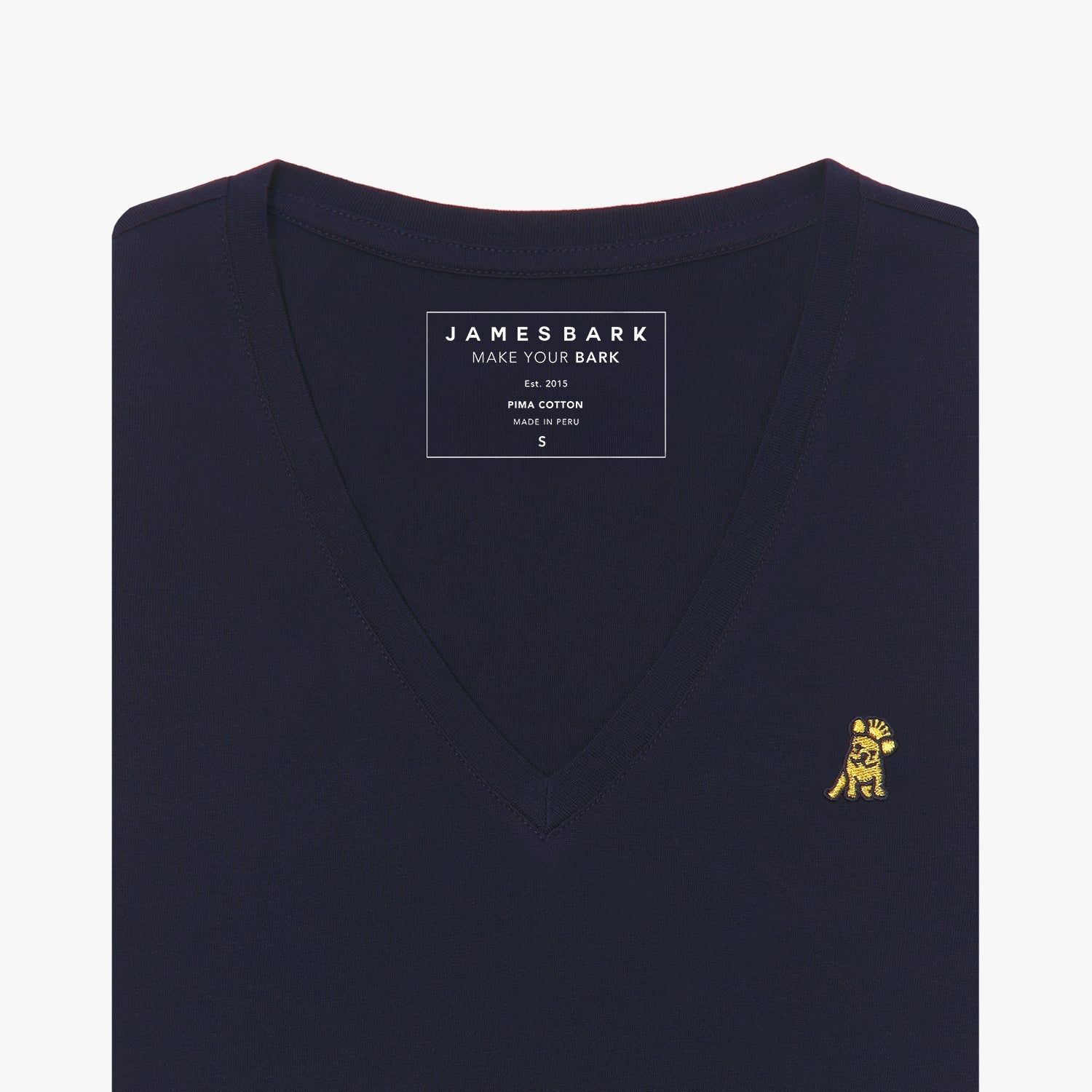 Women's V - Neck Jersey T-Shirt - JAMES BARK