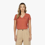 Women's V - Neck Jersey T-Shirt - JAMES BARK