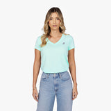 Women's V - Neck Jersey T-Shirt - JAMES BARK