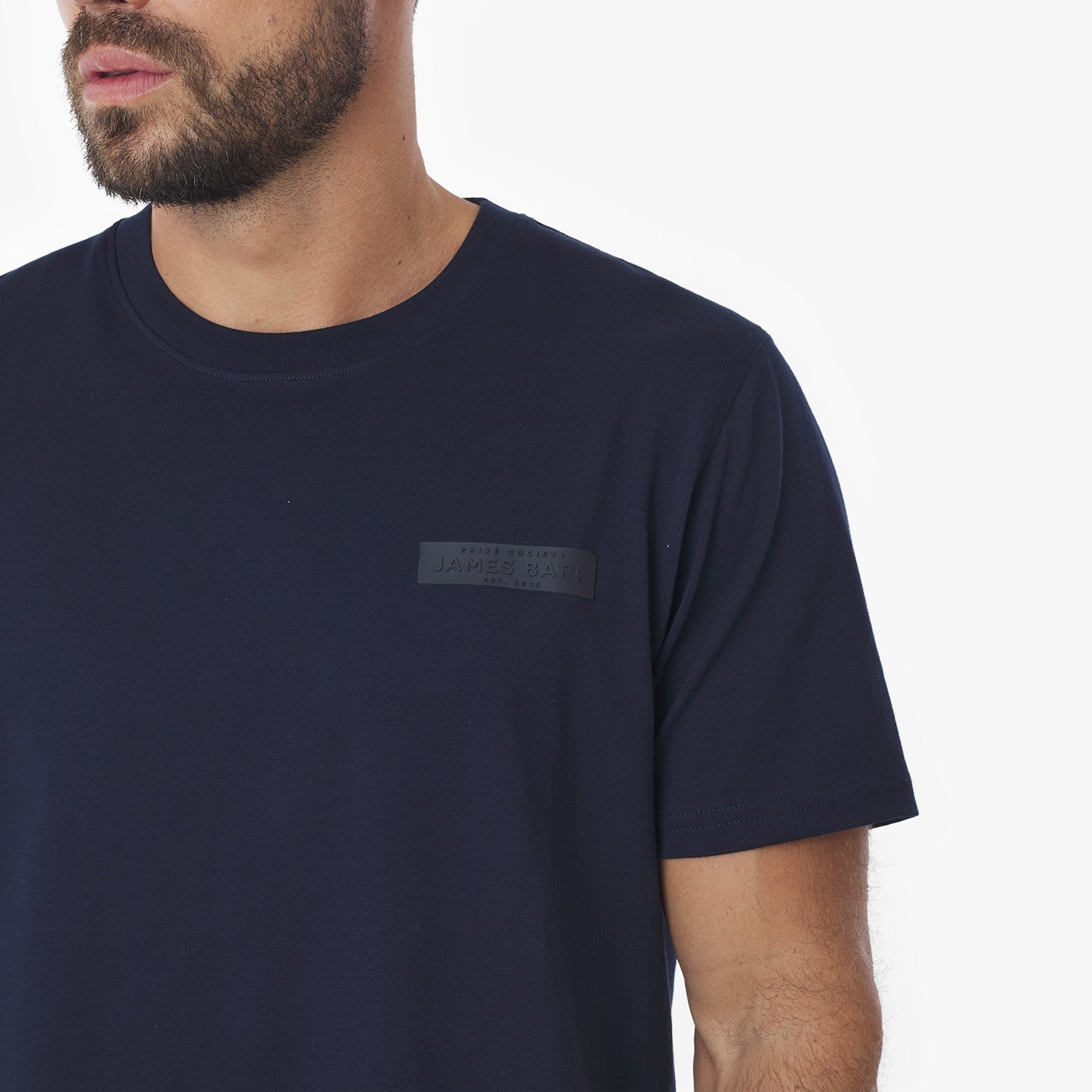 Men's Privé Patch Jersey Tee - JAMES BARK