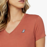 Women's V - Neck Jersey T-Shirt - JAMES BARK