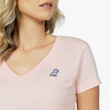 Women's V - Neck Jersey T-Shirt - JAMES BARK