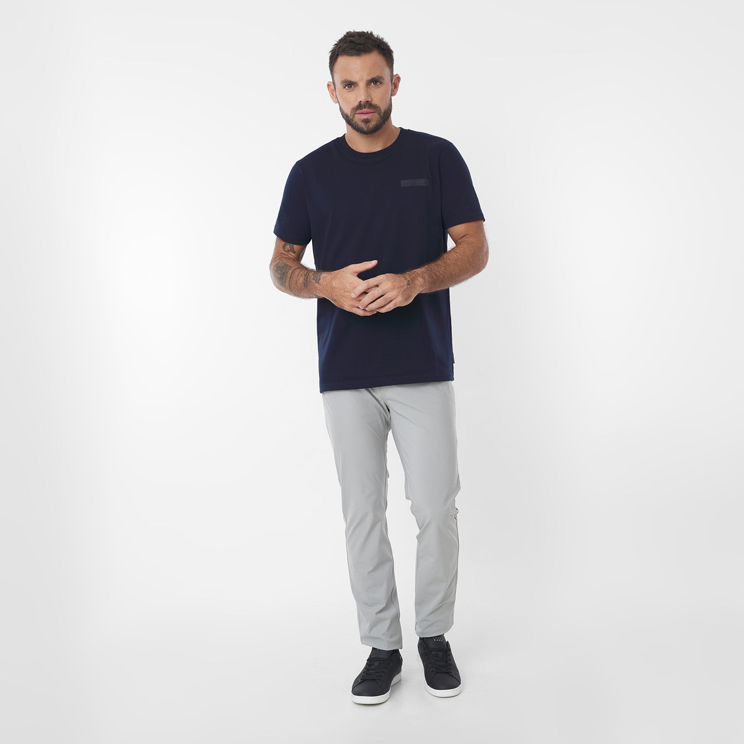 Men's Privé Patch Jersey Tee - JAMES BARK