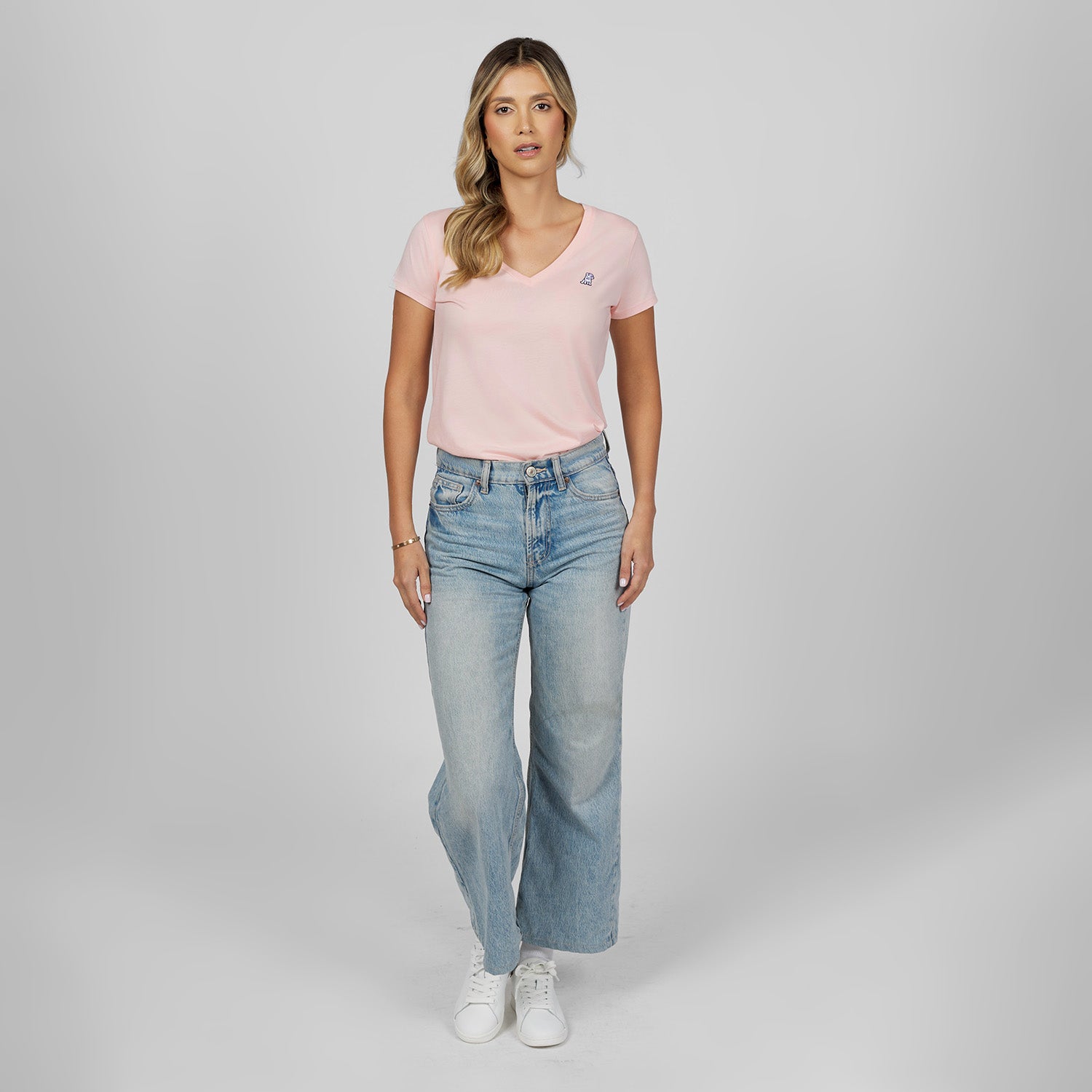 Women's V - Neck Jersey T-Shirt - JAMES BARK