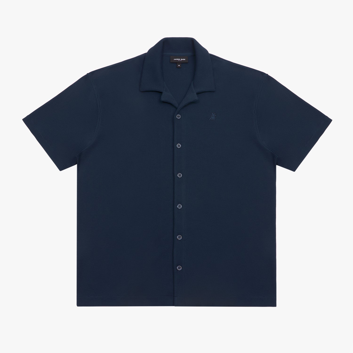 Men's Short Sleeves Waffle Shirt - JAMES BARK