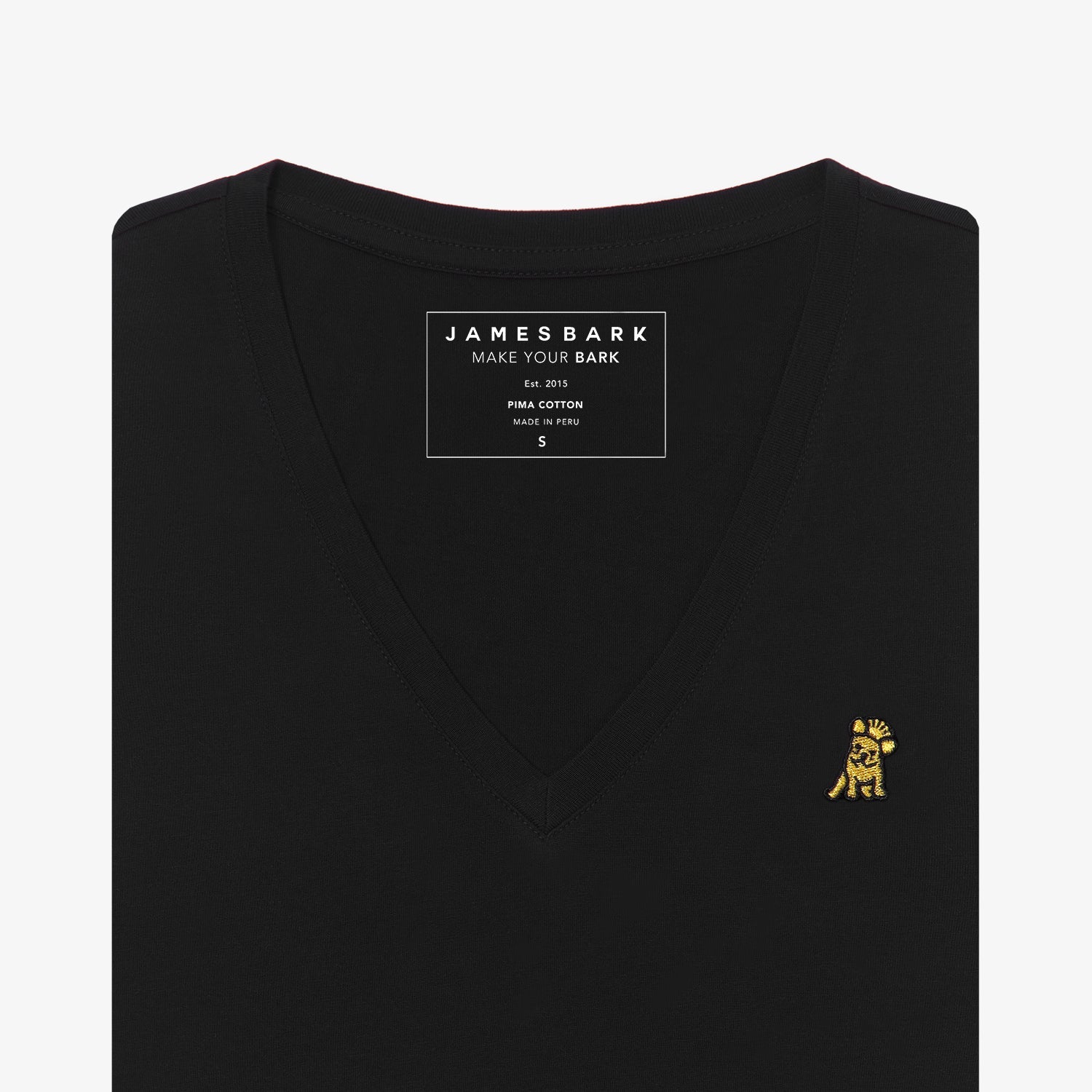 Women's V - Neck Jersey T-Shirt - JAMES BARK