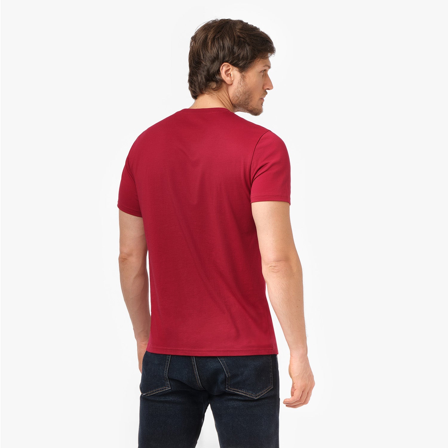 Men's Crew Neck Jersey T-Shirt - JAMES BARK