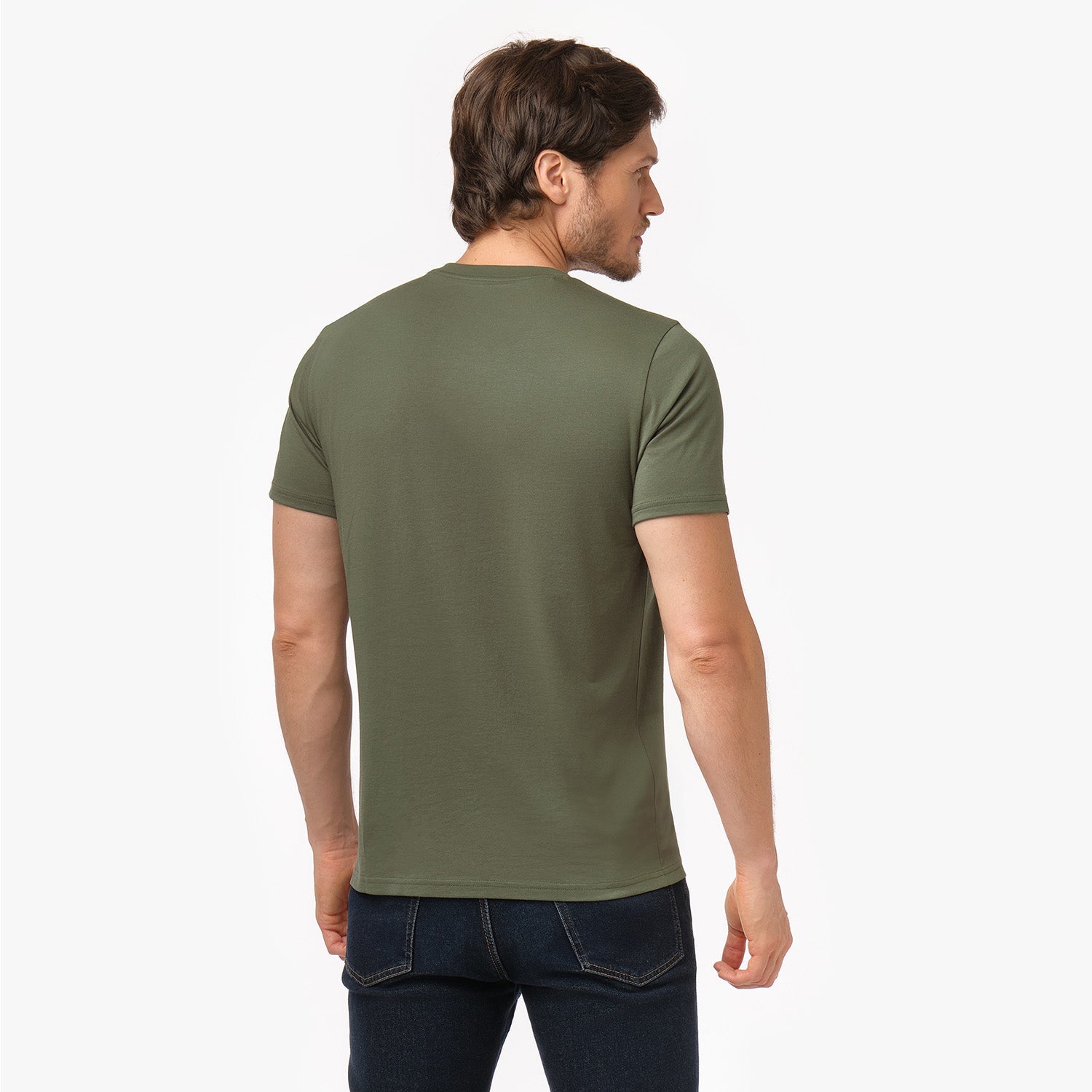 Men's Crew Neck Jersey T-Shirt - JAMES BARK