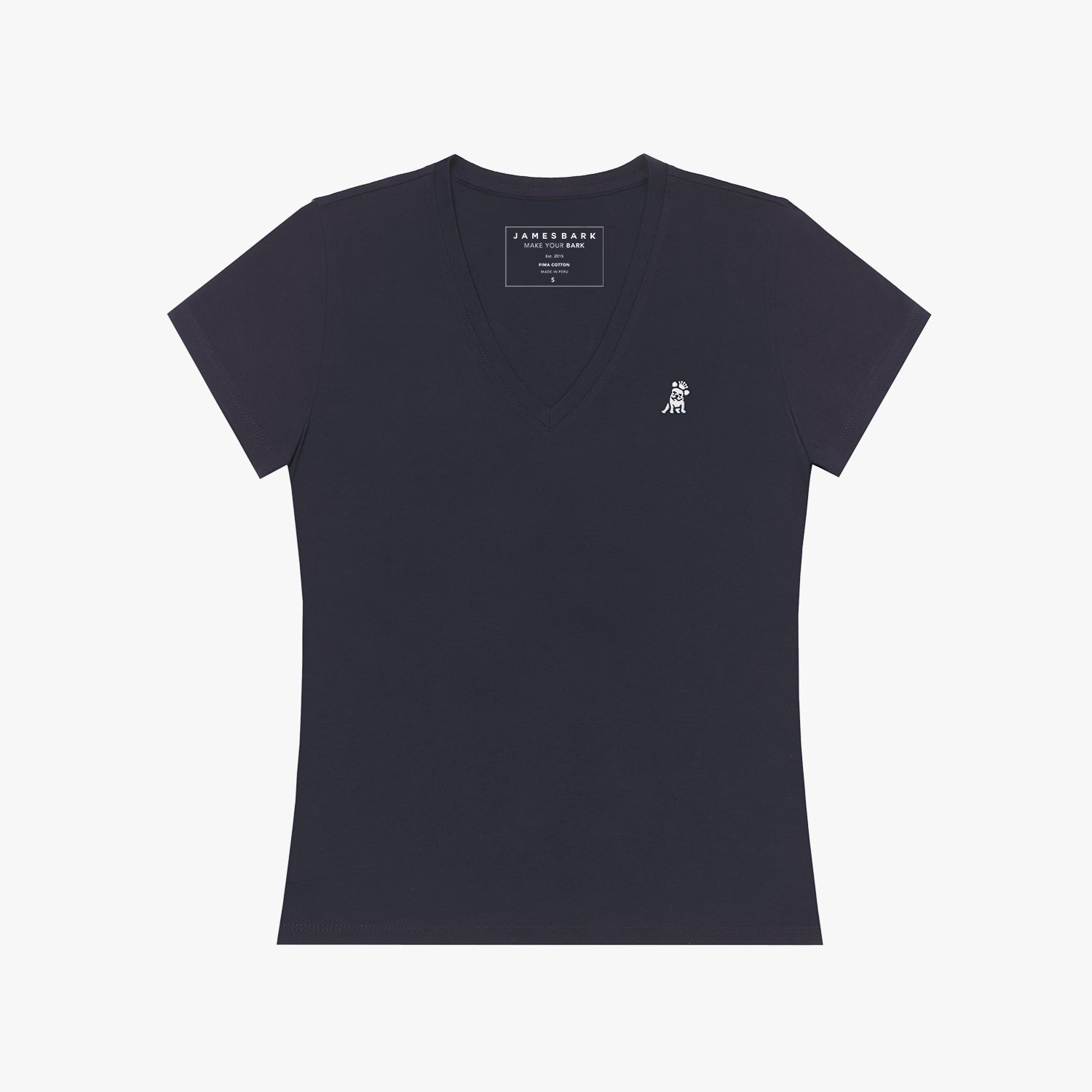 Women's V - Neck Jersey T-Shirt - JAMES BARK