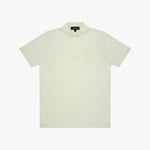 Light green polo shirt on a white background