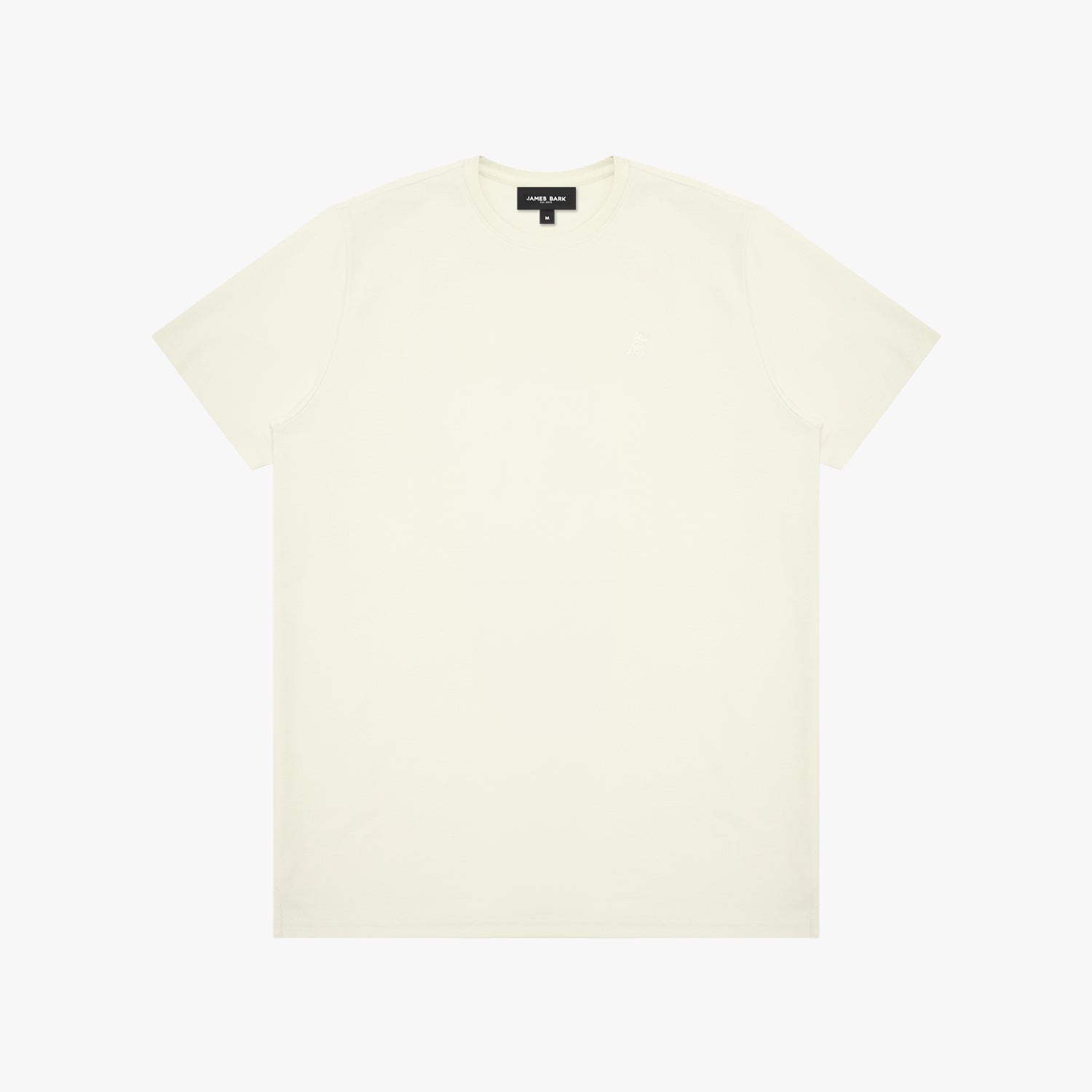 Beige t-shirt on a white background