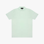 Light green polo shirt on a white background