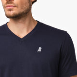 Men's V - Neck Jersey T-Shirt - JAMES BARK