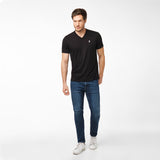 Men's V - Neck Jersey T-Shirt - JAMES BARK