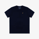 Men's Pique Crew Neck T-Shirt - JAMES BARK