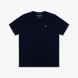 Men's Pique Crew Neck T-Shirt - JAMES BARK