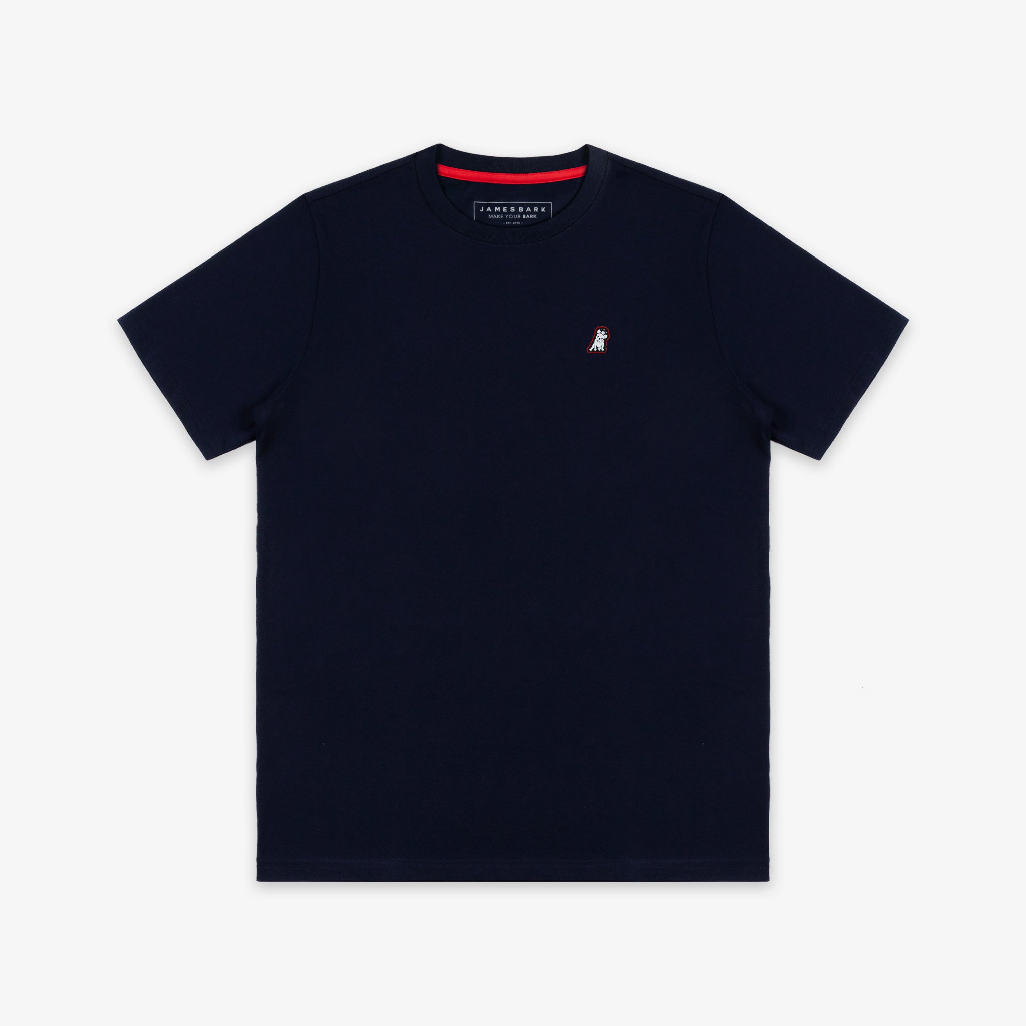 Men's Crew Neck Jersey T-Shirt - JAMES BARK