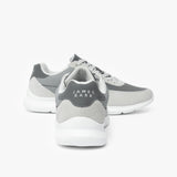 Men Low Retro Sneakers - GRAY