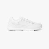 Men Low Retro Sneakers - WHITE