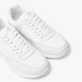 Men Low Retro Sneakers - WHITE
