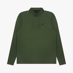 Men's Long Sleeve Striped Polo Shirt - JAMES BARK