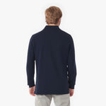 Men's Long Sleeve Striped Polo Shirt - JAMES BARK