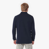 Men's Long Sleeve Striped Polo Shirt - JAMES BARK