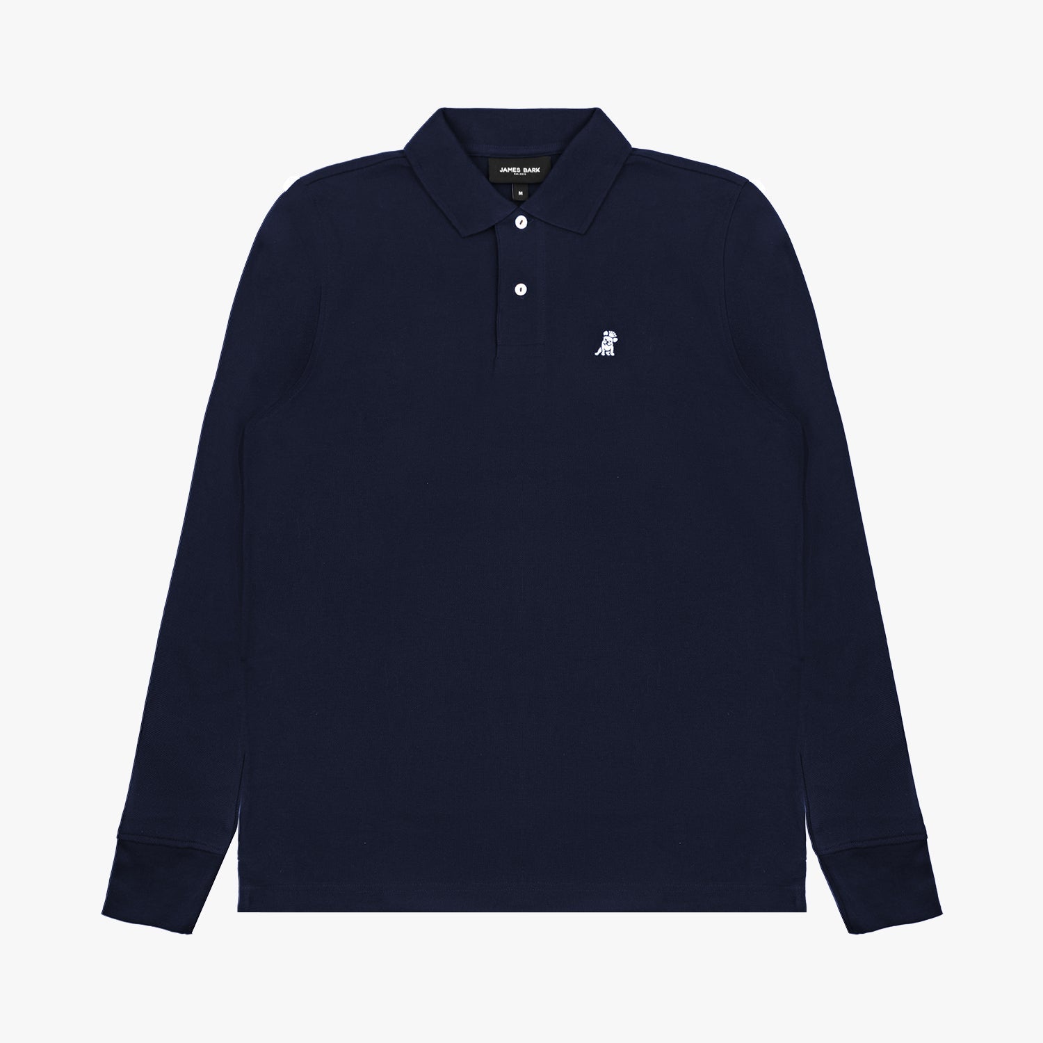 Men's Long Sleeve Polo Shirt - JAMES BARK