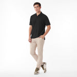 Men's Buttonless Polo Shirt - JAMES BARK