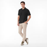 Men's Buttonless Polo Shirt - JAMES BARK