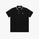 Men's Stripe Collar Polo Shirt - JAMES BARK