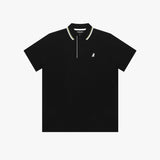 Men's Stripe Collar Polo Shirt - JAMES BARK
