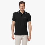 Men's Circle Patch Polo Shirt - JAMES BARK