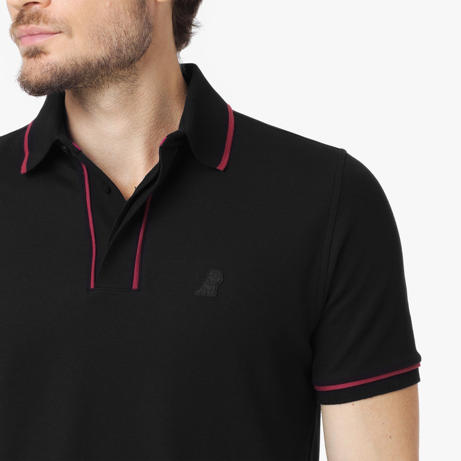 Men's Accents Polo Shirt - JAMES BARK