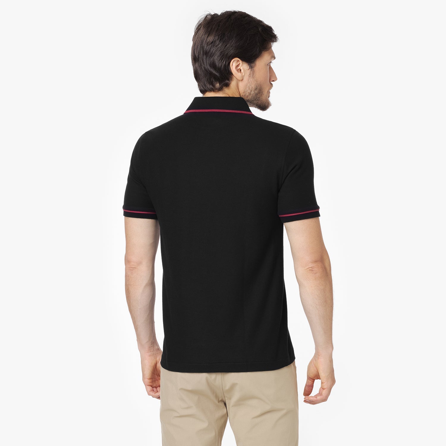 Men's Accents Polo Shirt - JAMES BARK