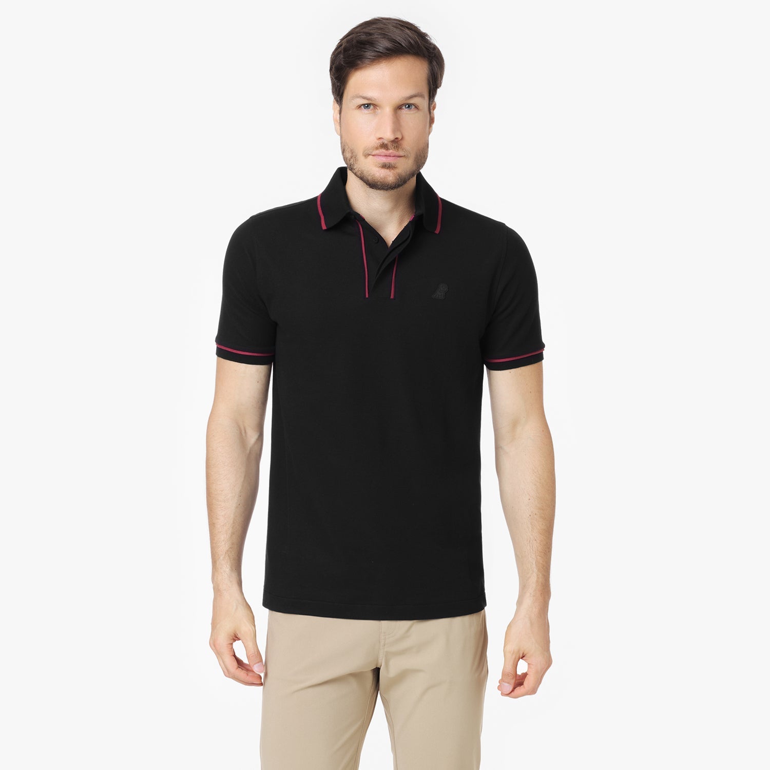 Men's Accents Polo Shirt - JAMES BARK