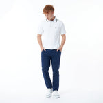 Men's Stripe Collar Polo Shirt - JAMES BARK