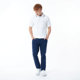 Men's Stripe Collar Polo Shirt - JAMES BARK