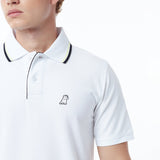 Men's Stripe Collar Polo Shirt - JAMES BARK