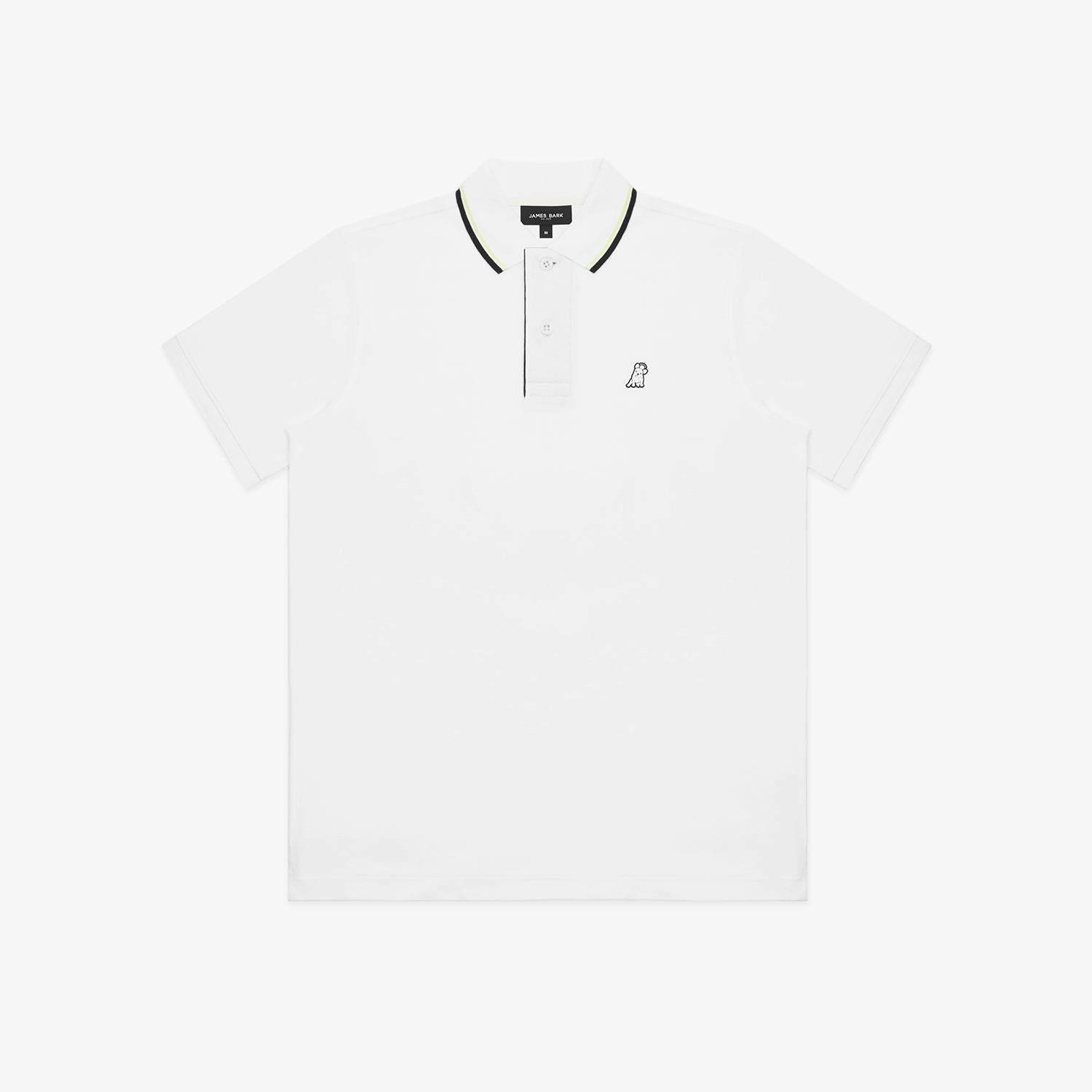 Men's Stripe Collar Polo Shirt - JAMES BARK