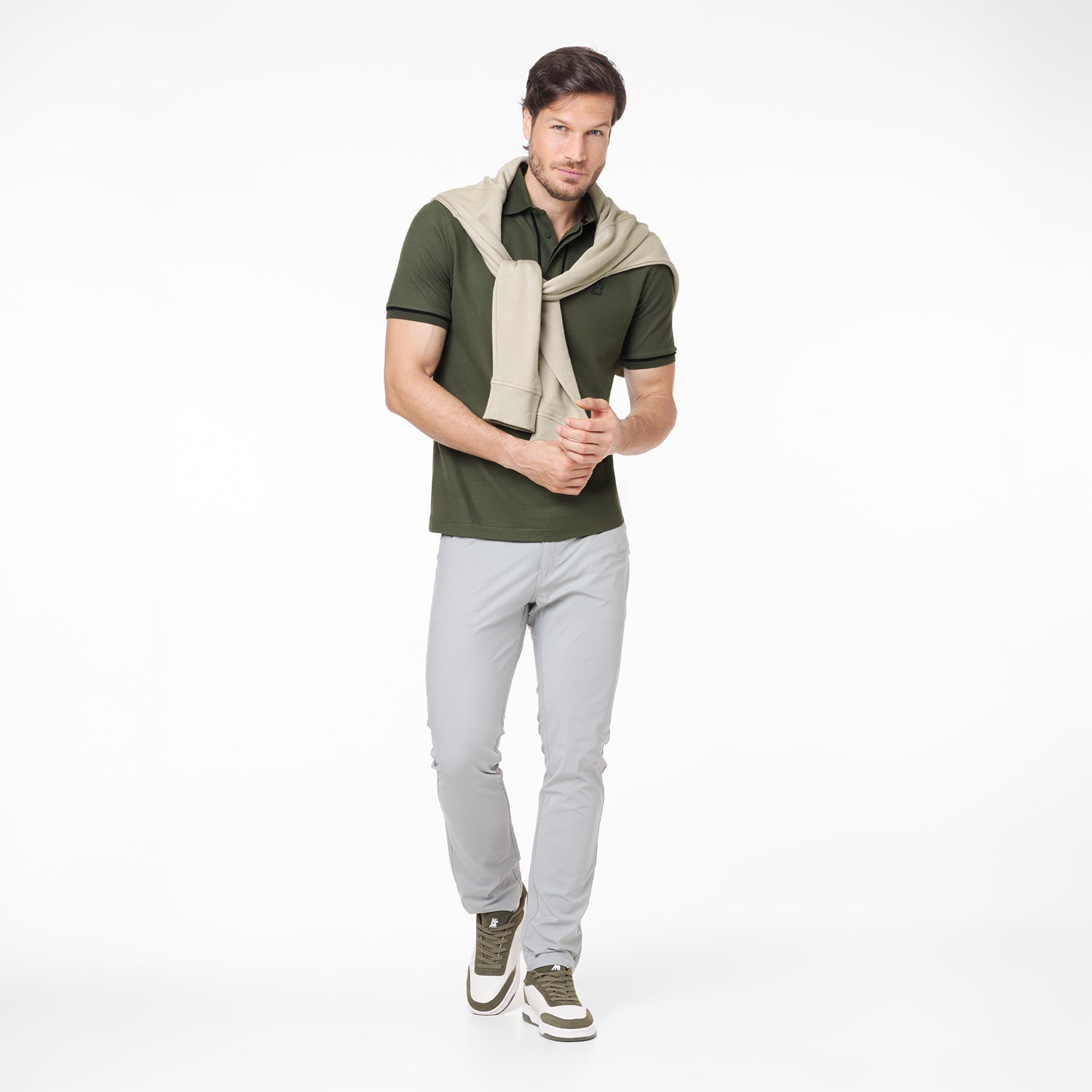 Men's Accents Polo Shirt - JAMES BARK