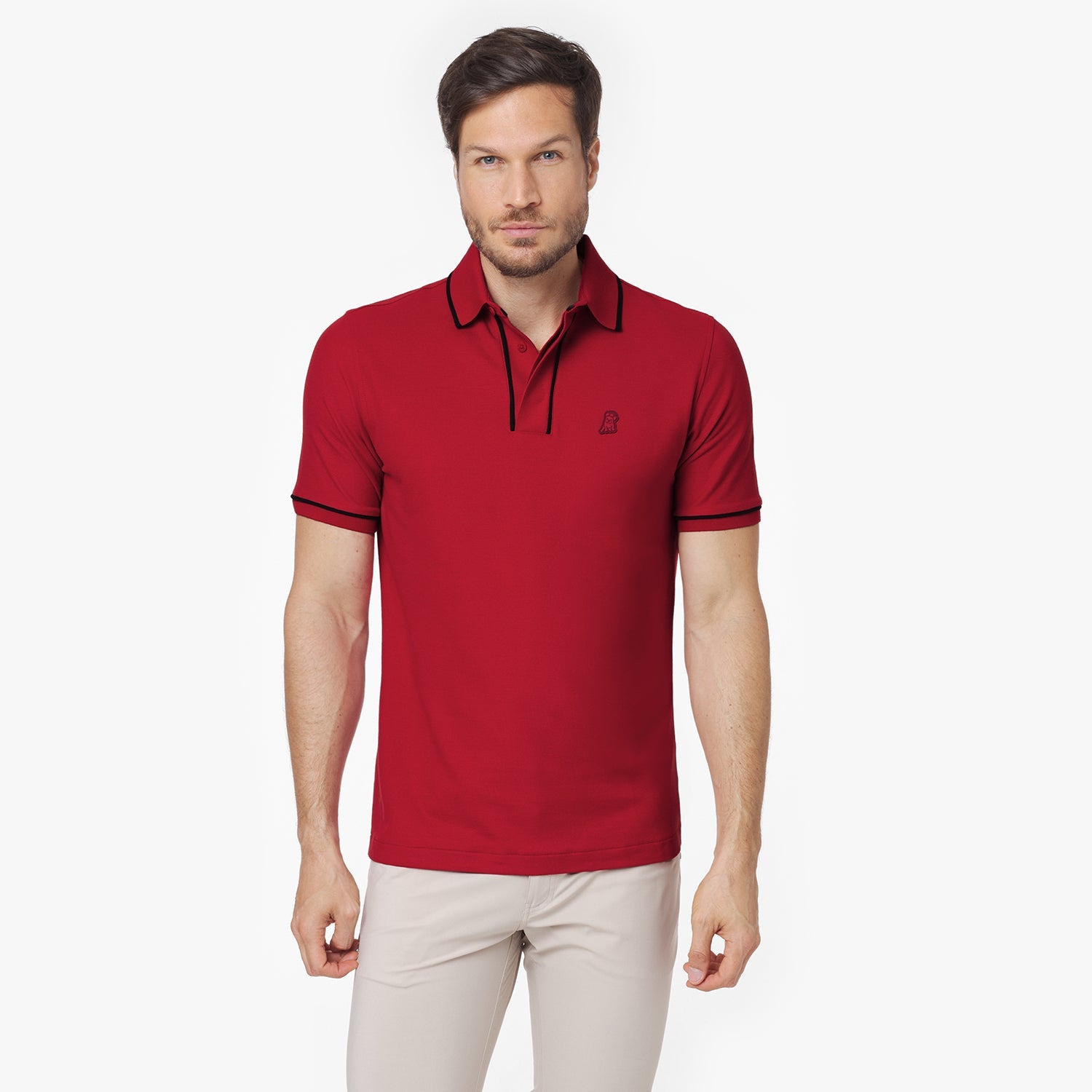 Men's Accents Polo Shirt - JAMES BARK