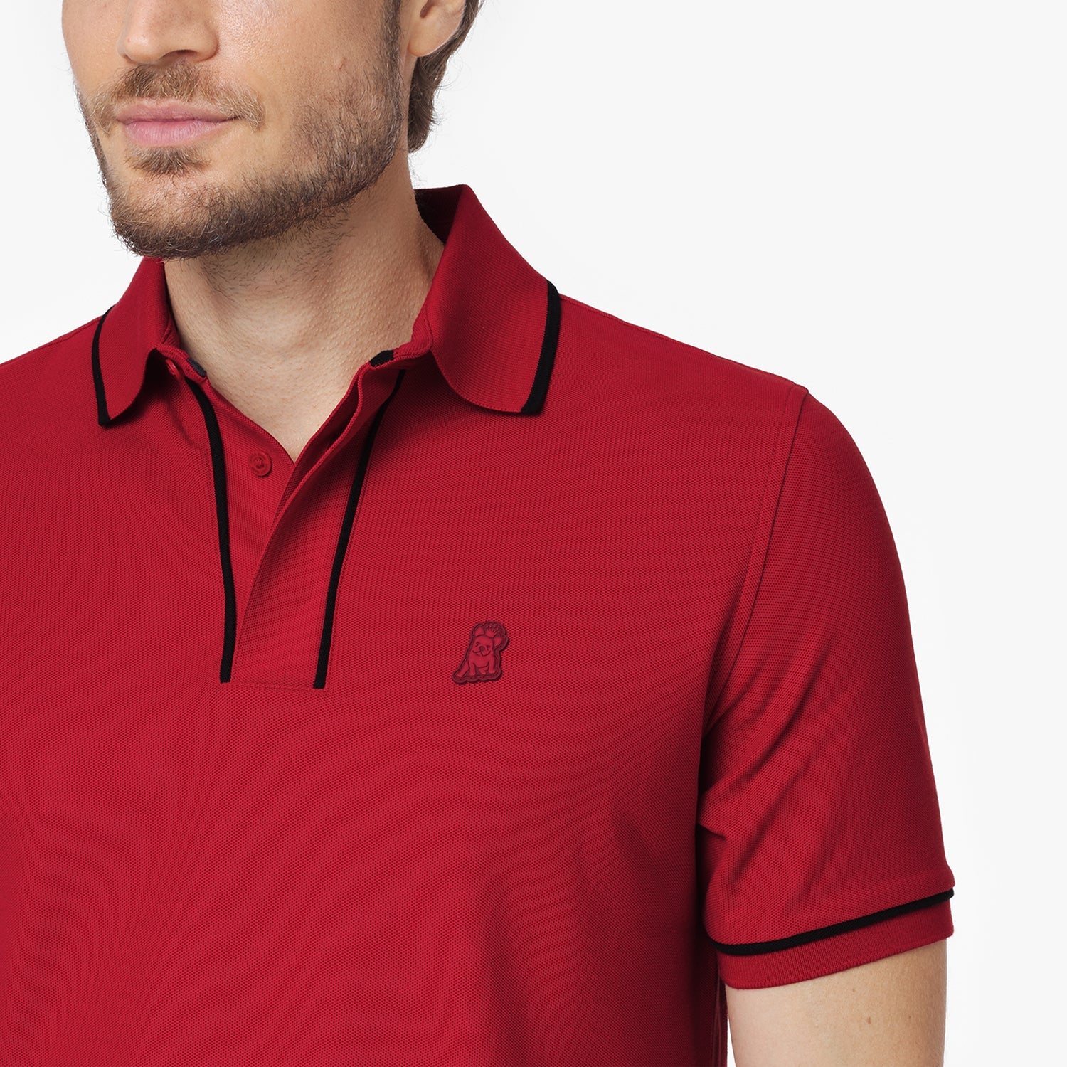 Men's Accents Polo Shirt - JAMES BARK