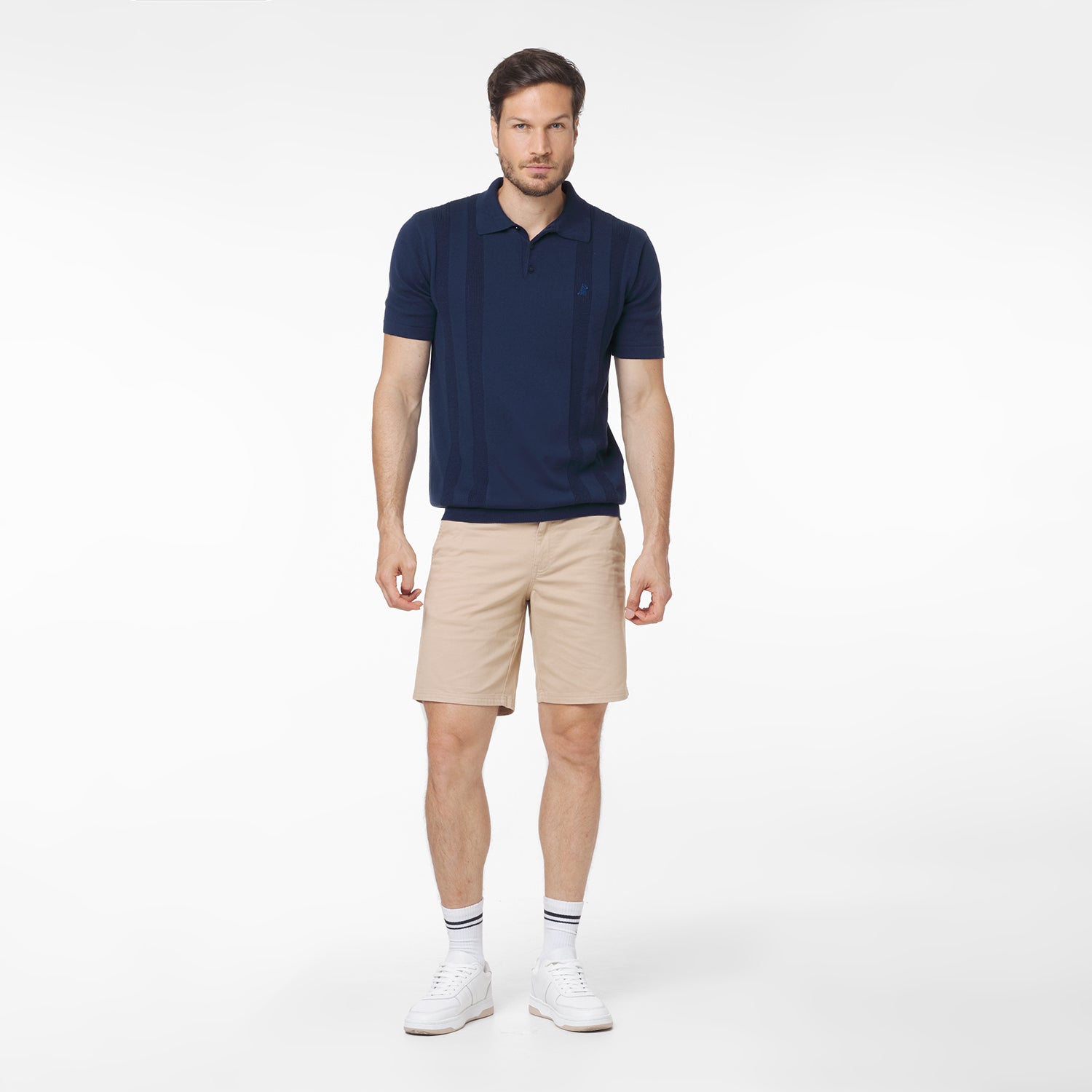 Men's Knit Polo Shirt - JAMES BARK
