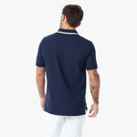 Men's Stripe Collar Polo Shirt - JAMES BARK