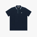Men's Stripe Collar Polo Shirt - JAMES BARK