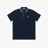 Men's Stripe Collar Polo Shirt - JAMES BARK
