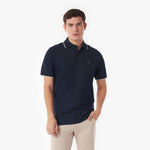 Men's Circle Patch Polo Shirt - JAMES BARK