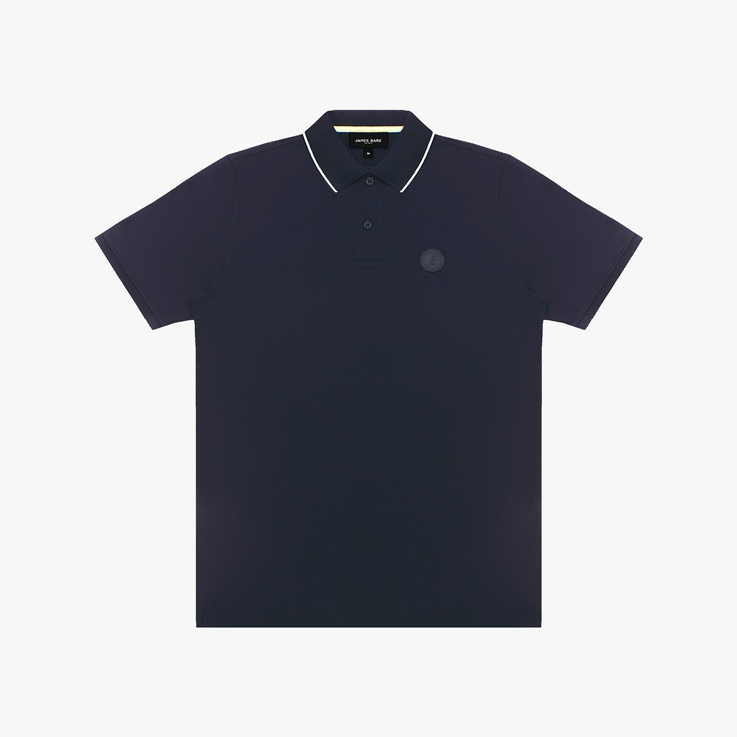 Men's Circle Patch Polo Shirt - JAMES BARK